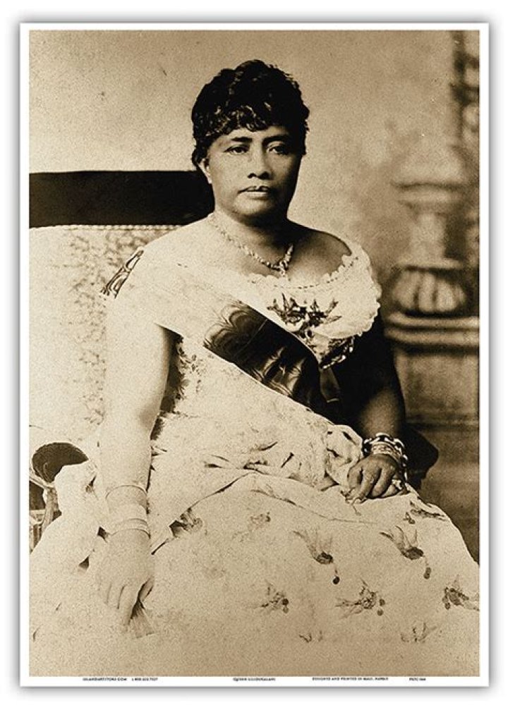A Majestic Portrait Of Queen Lili'uokalani