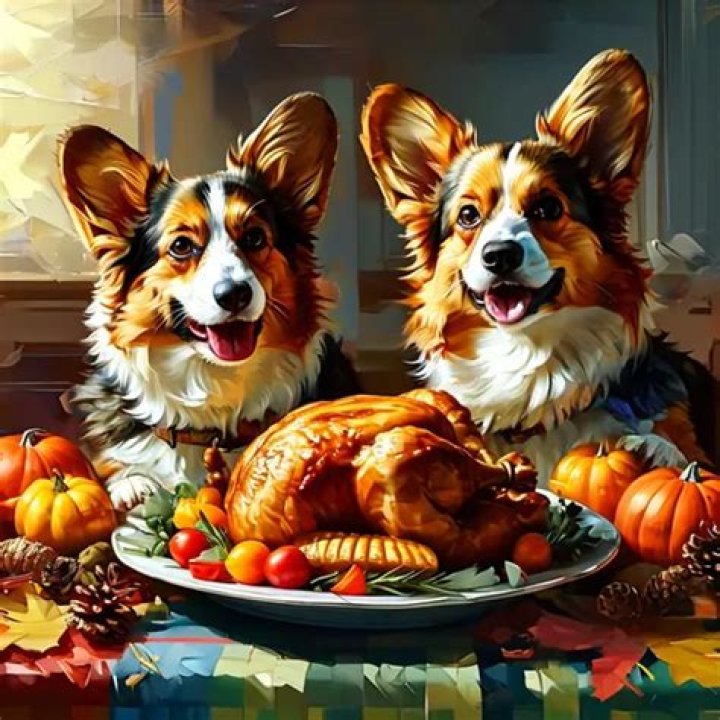 Delightful Thanksgiving Images Featuring Corgis