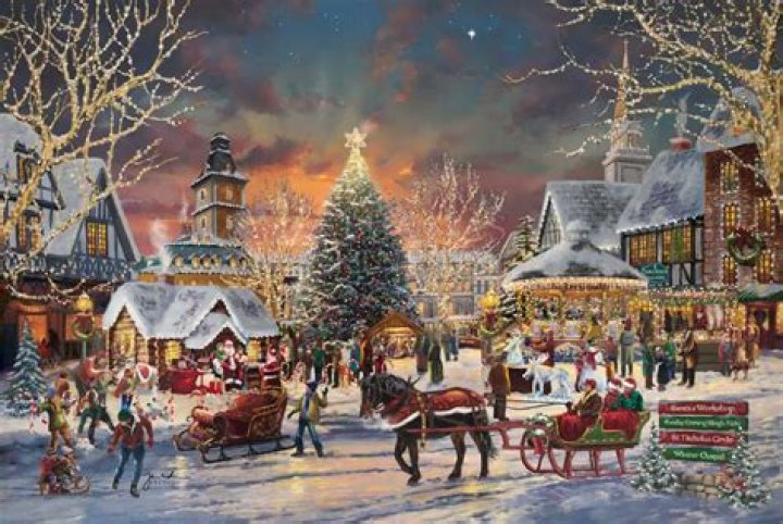 Discover Enchanting Country Christmas Paintings