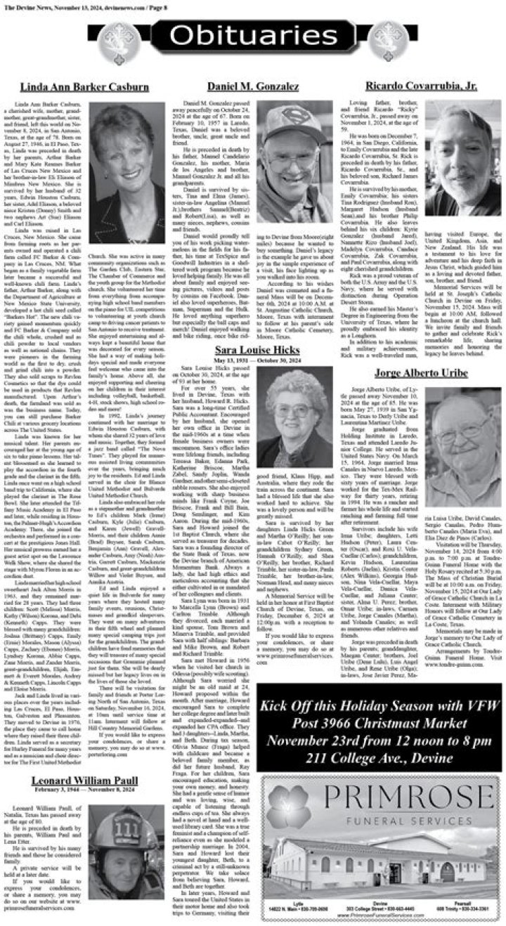 Elsa, TX Obituaries | Recent Obituaries In Elsa, TX