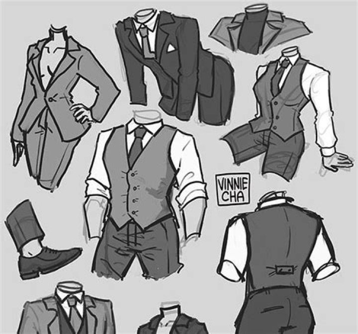 Exemplary Groom Suit Drawing Ideas And Inspirations