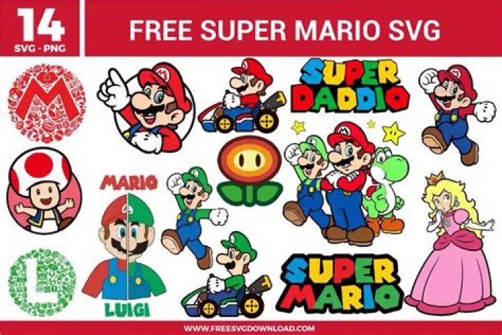 Extraordinary Mario M SVG Files For Your Design Adventures