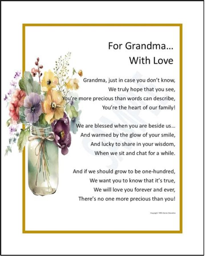 Heartfelt Funeral Poems To Honor Your Beloved Grandmother