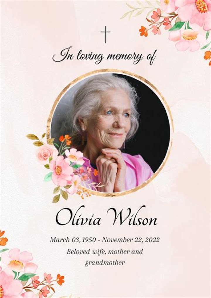 In Memory Of Emma Wilson: Obituary And Life's Journey