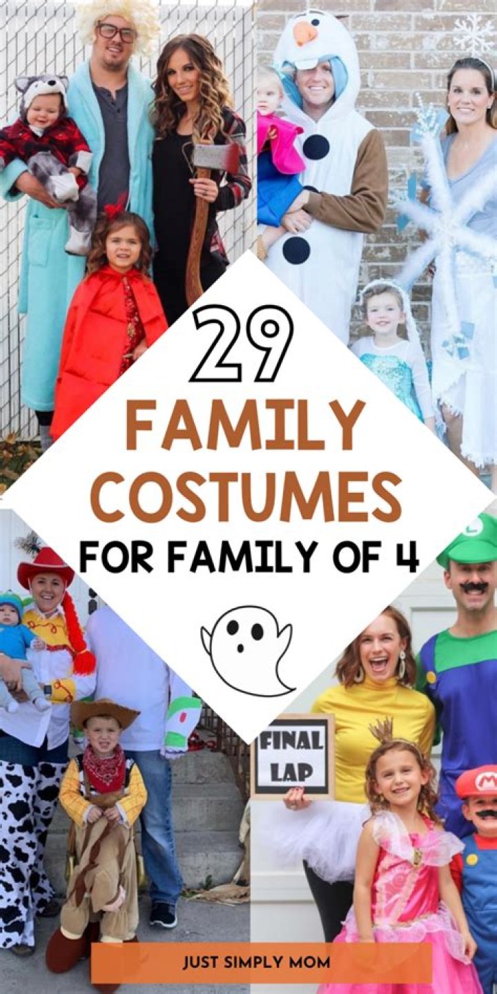The Ultimate Guide To The Best Halloween Costumes For Four
