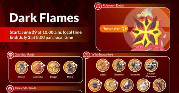 Uncover Exclusive Rewards Via Pokmon GO Dark Flames Event